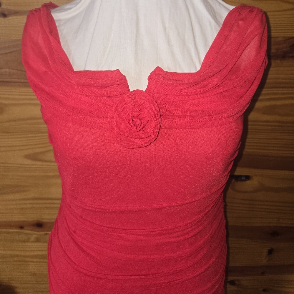 Elegant Red Women's Dress